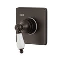 thumbnail image 1 of Kingston Brass KS3045PL  Single-Handle Three-Way Diverter Valve with Square Trim Kit in Oil Rubbed Bronze, 1 of 9