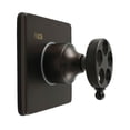 thumbnail image 1 of Kingston Brass KS3045RKX Webb Single-Handle Three-Way Diverter Valve with Square Trim Kit in Oil Rubbed Bronze, 1 of 5