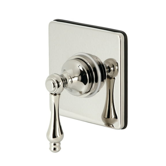 Kingston Brass KS3046AL 3-Way Diverter Valve with Trim Kit, Polished Nickel