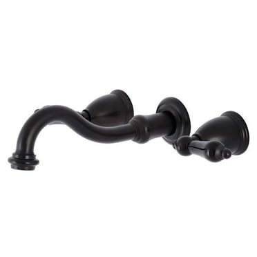 Kingston Brass KS8112DL Single-Handle Wall Mount Bathroom Faucet ...