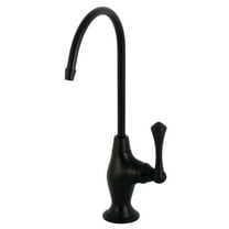 Kingston Brass KS3190BL Vintage Single Handle Water Filtration Faucet, Matte Black