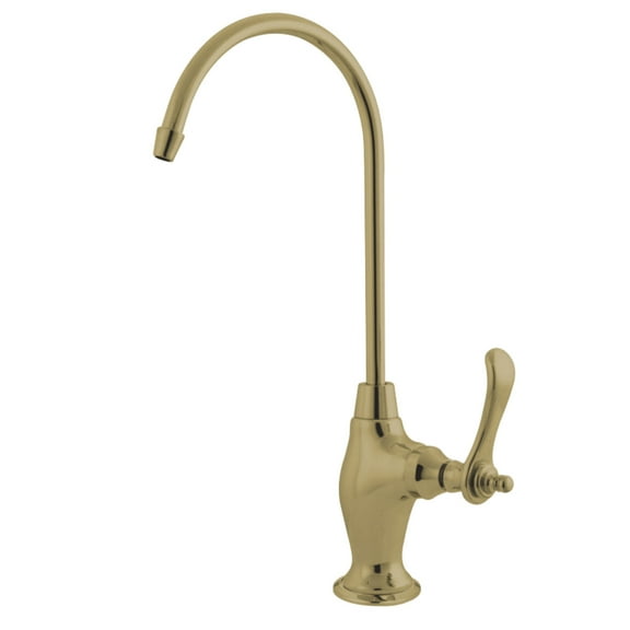 Kingston Brass KS3192TL Templeton Single Handle Water Filtration Faucet, Polished Brass