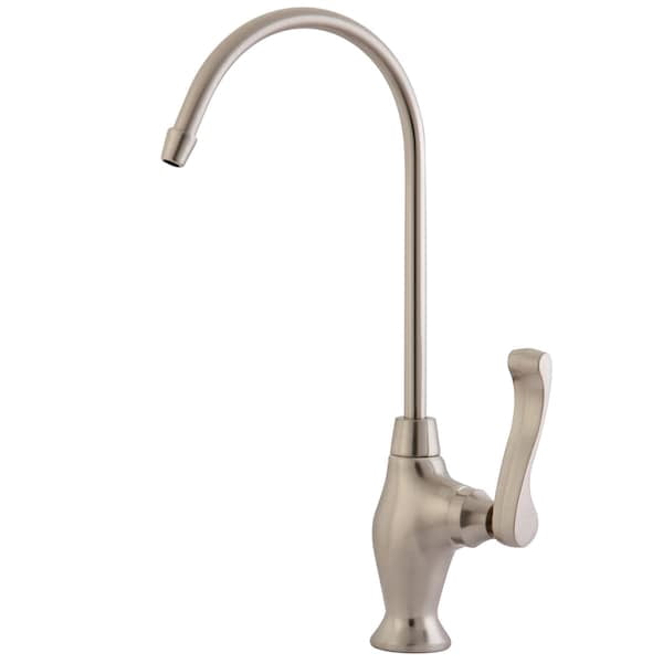 Kingston Brass KS3198AL Einhebel-Trinkwasserhahn, Satiniertes Nickel, Für Kaltwasser