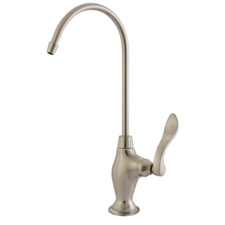 Kingston Brass KS3198NFL NuWave French Single Handle Water Filtration Faucet, Brushed Nickel