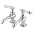 thumbnail image 1 of Kingston Brass KS3201AL Restoration Basin Tap Faucet, Polished Chrome, 1 of 2