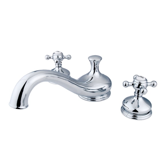 Kingston Brass KS3331BX Vintage Two-Handle Deck Mount Roman Tub Faucet, Polished Chrome
