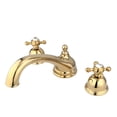thumbnail image 1 of Kingston Brass KS3352BX 8 Inch -18 Inch Widespread Roman Tub Filler - Polished Brass, 1 of 4