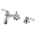 thumbnail image 1 of Kingston Brass KS3358WLL Wilshire Two-Handle Deck Mount Roman Tub Faucet, Brushed Nickel, 1 of 4