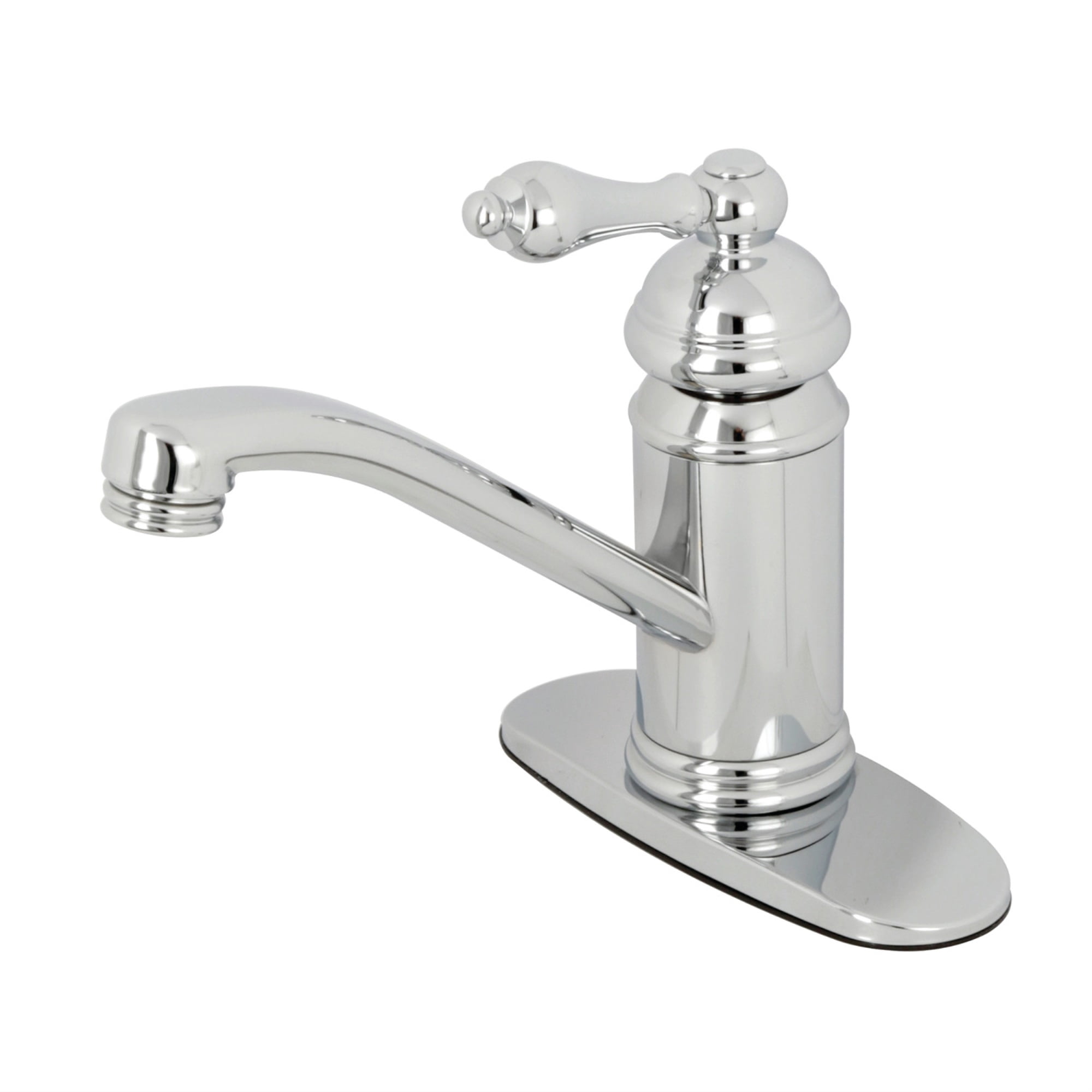 Kingston Brass KS3401AL Vintage Single-Handle Bathroom Faucet with Push Pop-Up, Polished Chrome