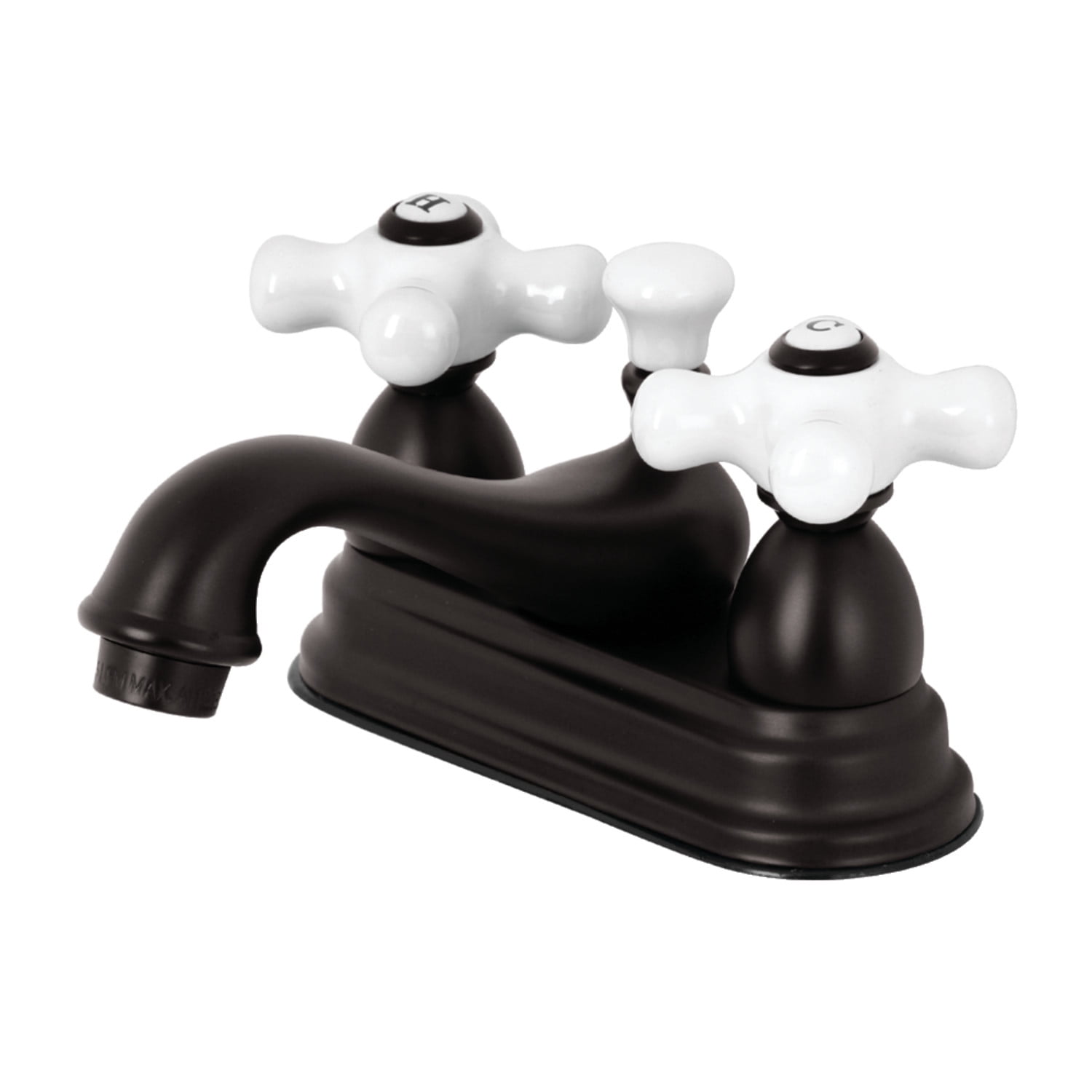 Kingston Brass KS3605PX 4 in. Centerset Bathroom Faucet, Oil Rubbed Bronze