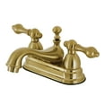 thumbnail image 1 of Kingston Brass KS3607AL 4 in. Centerset Bathroom Faucet, Brushed Brass, 1 of 5