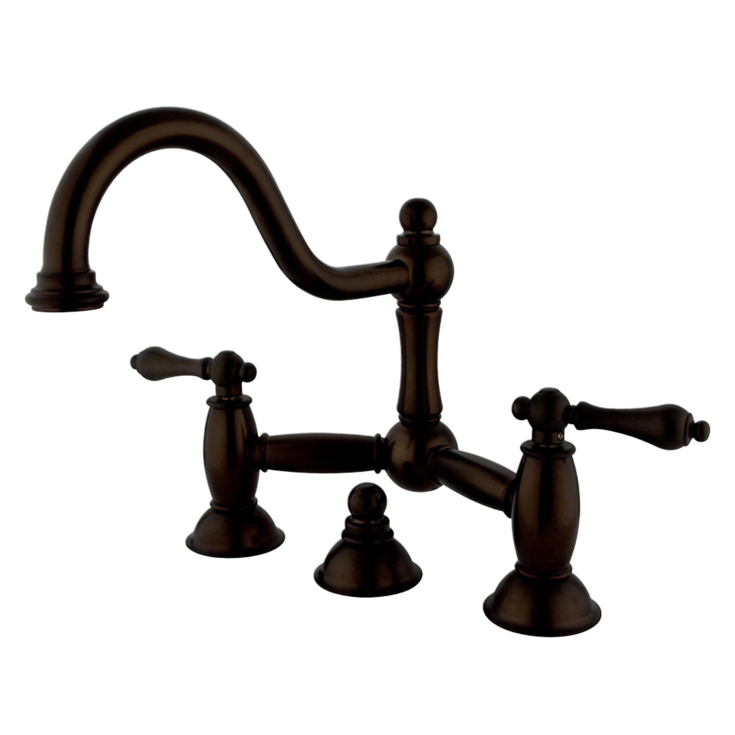 Kingston Brass Two Handle 8" Widespread Lavatory Faucet with Brass Pop-up