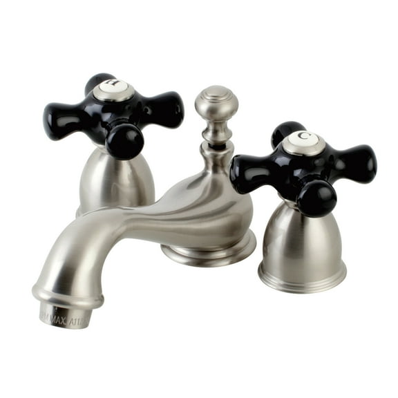 Kingston Brass KS3958PKX Duchess Mini-Widespread Bathroom Faucet, Brushed Nickel
