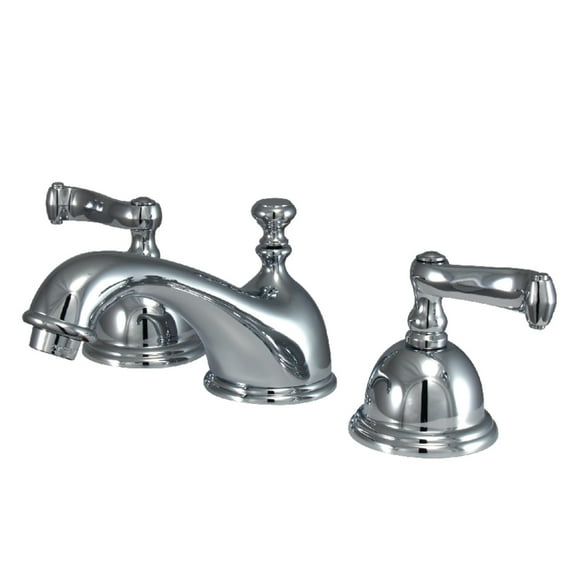 Kingston Brass KS3961FL 8 in. Widespread Bathroom Faucet, Polished Chrome