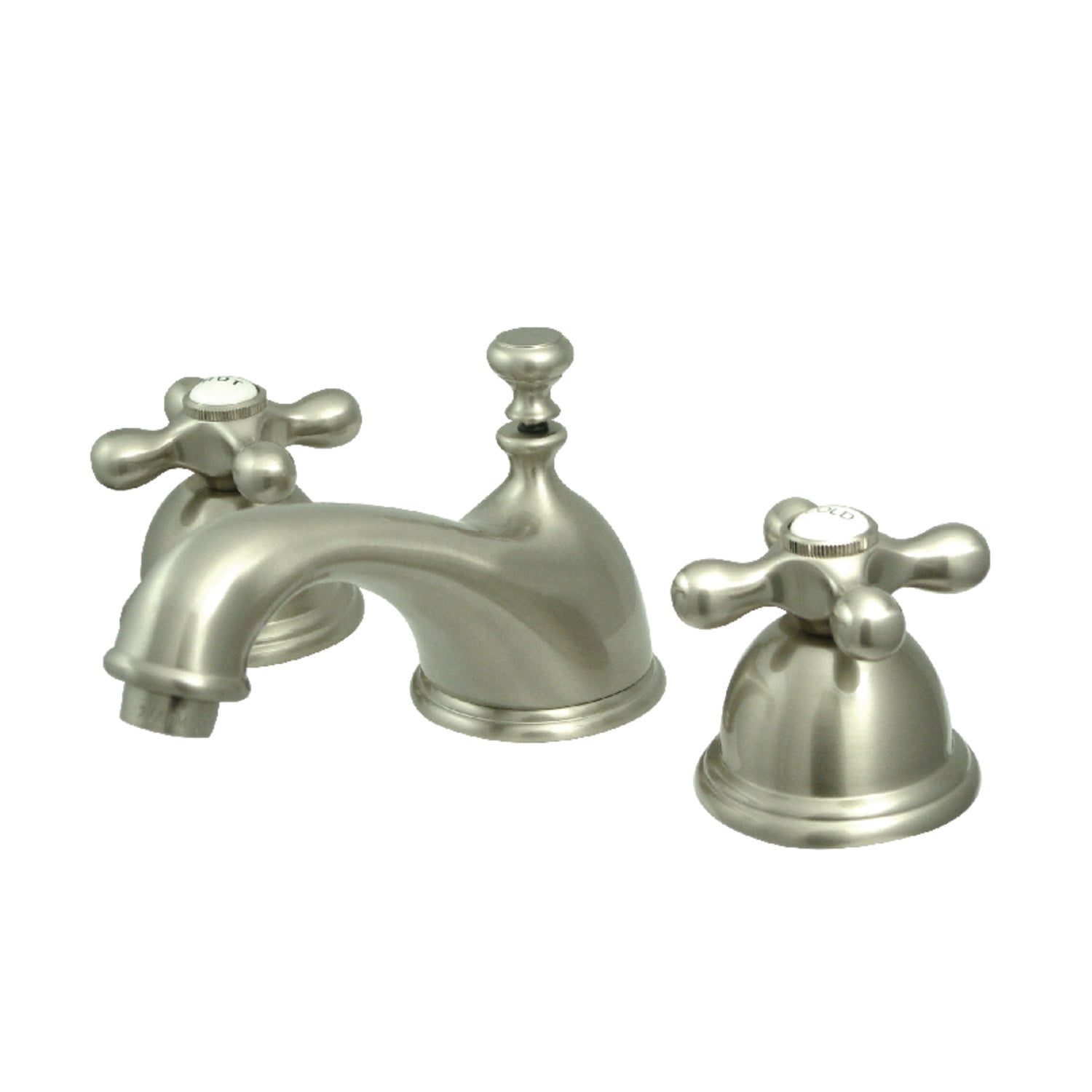 Kingston Brass Two Handle 8" to 16" Widespread Lavatory Faucet with Brass Pop-up