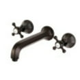 thumbnail image 1 of Kingston Brass KS4025BX Metropolitan Two-Handle Wall Mount Roman Tub Faucet, Oil Rubbed Bronze, 1 of 5