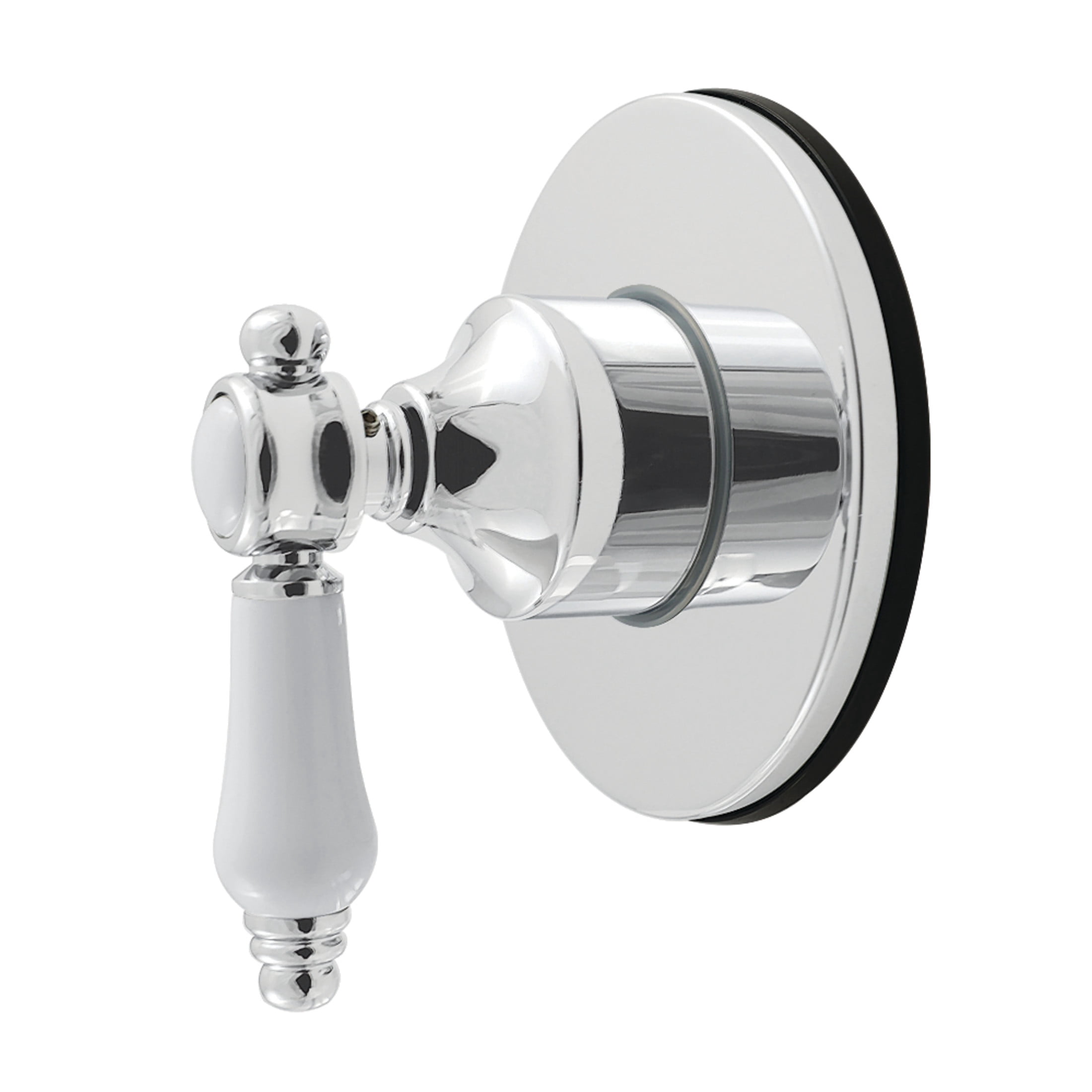 Kingston Brass KS4031BPL Bel-Air Single-Handle Six-Way Diverter Valve with Round Trim Kit in Polished Chrome