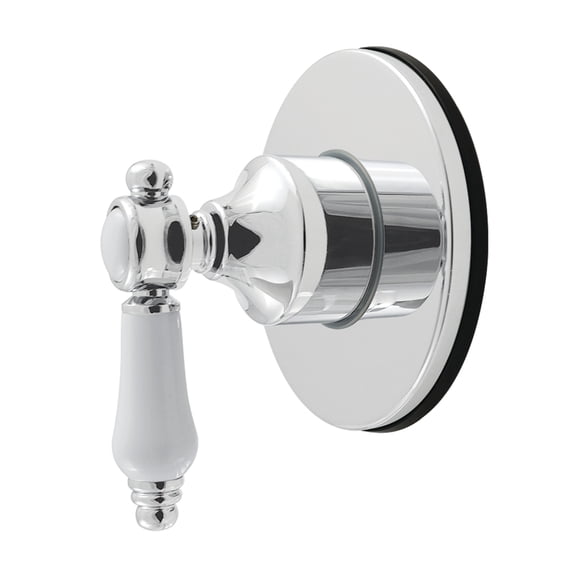 Kingston Brass KS4031BPL Bel-Air Single-Handle Six-Way Diverter Valve with Round Trim Kit in Polished Chrome