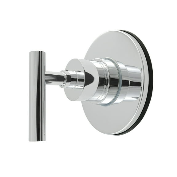 Kingston Brass KS4031CML Manhattan Single-Handle Six-Way Diverter Valve with Round Trim Kit, Polished Chrome