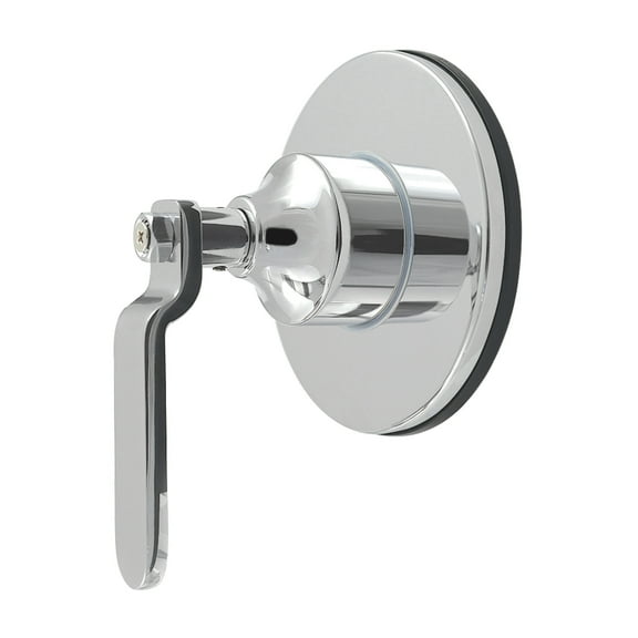 Kingston Brass KS4031KL Whitaker Single-Handle Six-Way Diverter Valve with Round Trim Kit, Polished Chrome