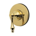 thumbnail image 1 of Kingston Brass KS4032AL Restoration Single-Handle Six-Way Diverter Valve with Round Trim Kit in Polished Brass, 1 of 5
