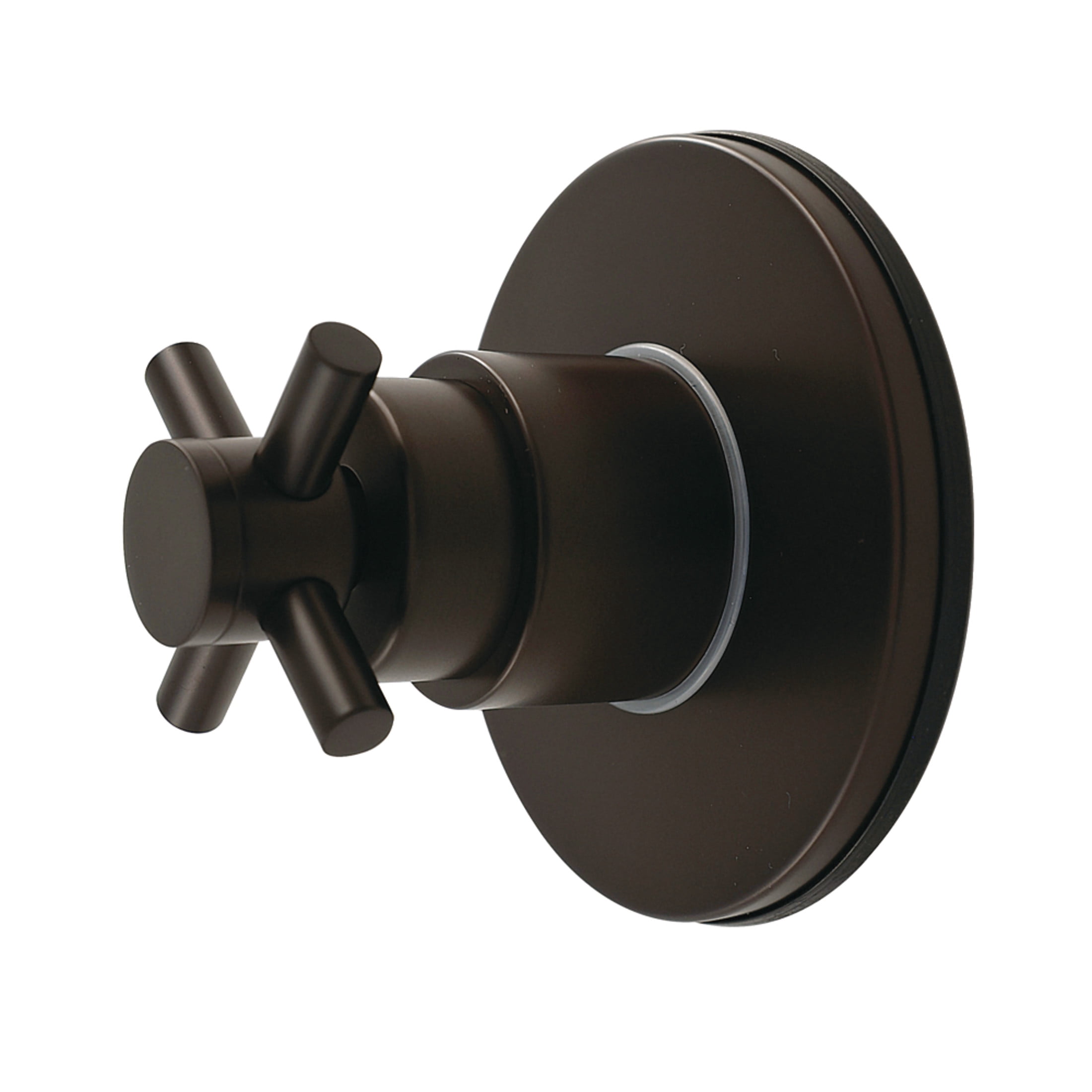 Kingston Brass KS4035DX Concord Single-Handle Six-Way Diverter Valve with Round Trim Kit in Oil Rubbed Bronze