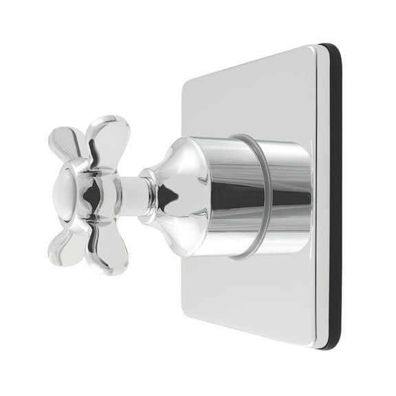 Kingston Brass KS4041BEX Essex Single-Handle Six-Way Diverter Valve with Square Trim Kit, Polished Chrome