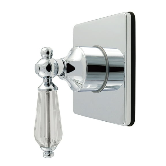 Kingston Brass KS4041WLL Willshire Single-Handle Six-Way Diverter Valve with Square Trim Kit, Polished Chrome