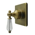 thumbnail image 1 of Kingston Brass KS4043WLL Willshire Single-Handle Six-Way Diverter Valve with Square Trim Kit, Antique Brass, 1 of 4