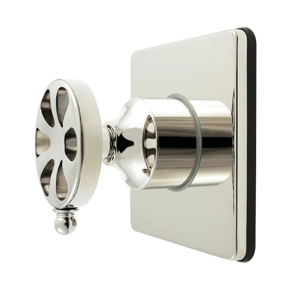 Kingston Brass KS4046RX Belknap Single-Handle Six-Way Diverter Valve with Square Trim Kit, Polished Nickel