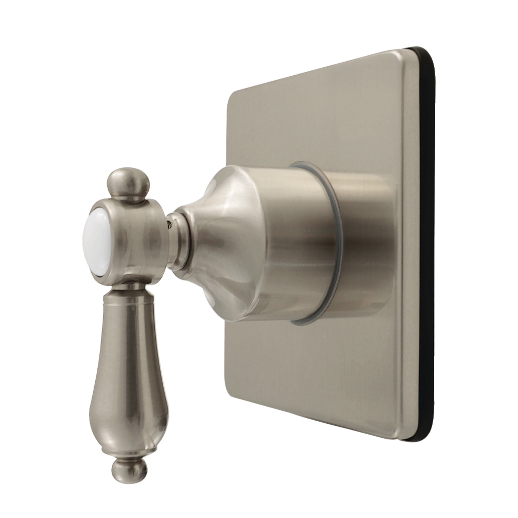 Kingston Brass KS4048BAL Heirloom Single-Handle Six-Way Diverter Valve with Square Trim Kit, Brushed Nickel