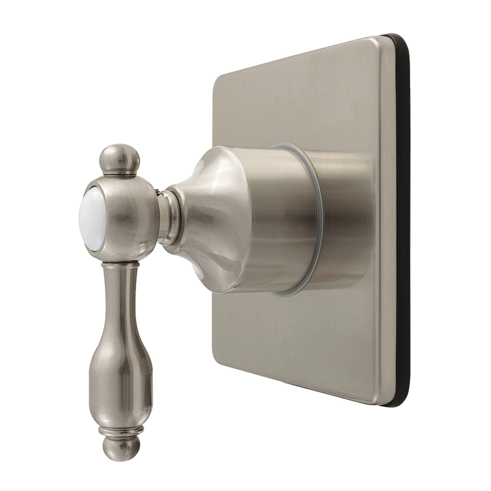 Kingston Brass KS4048TAL Tudor Single-Handle Six-Way Diverter Valve with Square Trim Kit, Brushed Nickel
