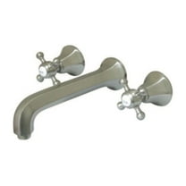Kingston Brass KS4128BX Wall Mount Bathroom Faucet, Brushed Nickel