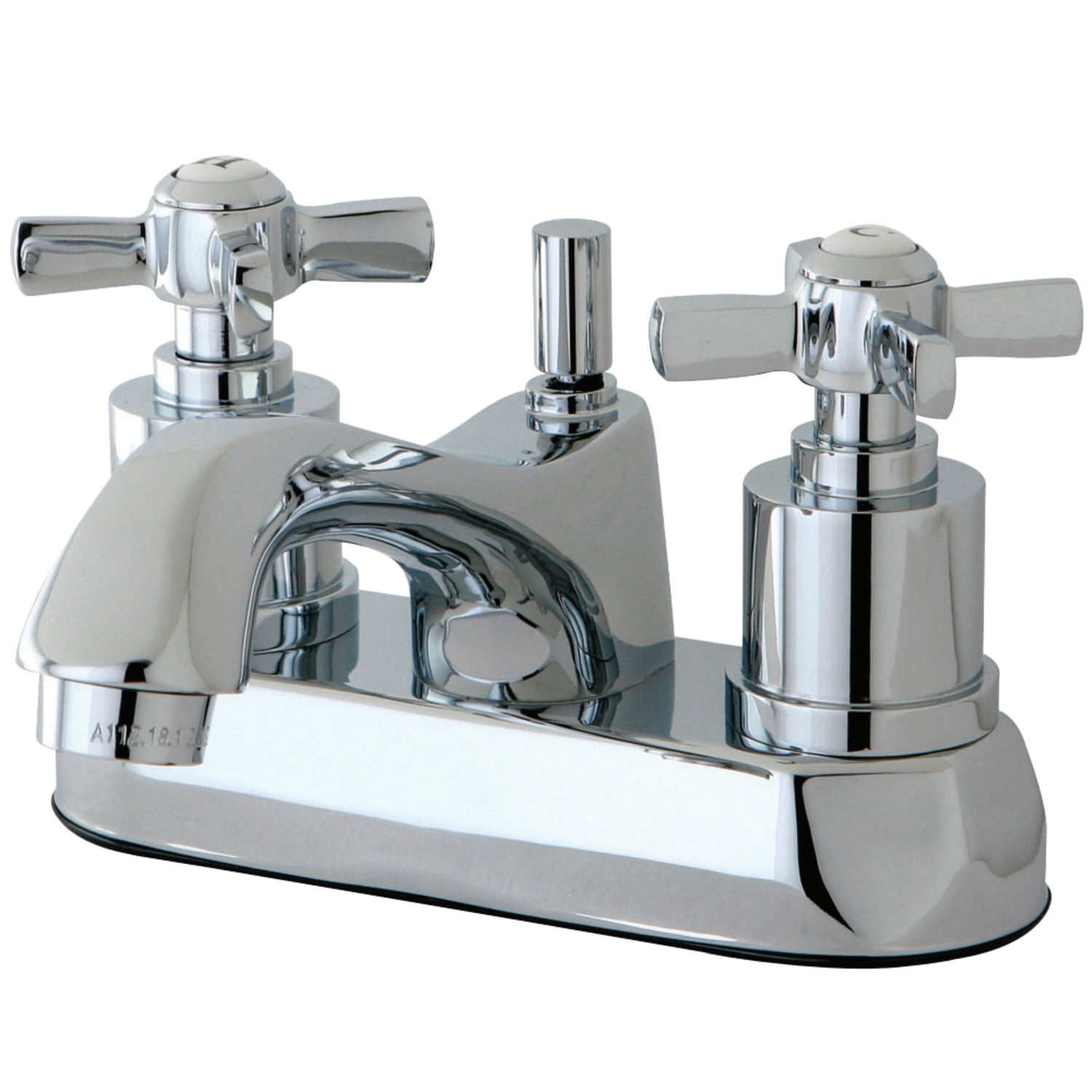 it Kingston Brass KS4261ZX 4 in. Centerset Bathroom Faucet, Polished