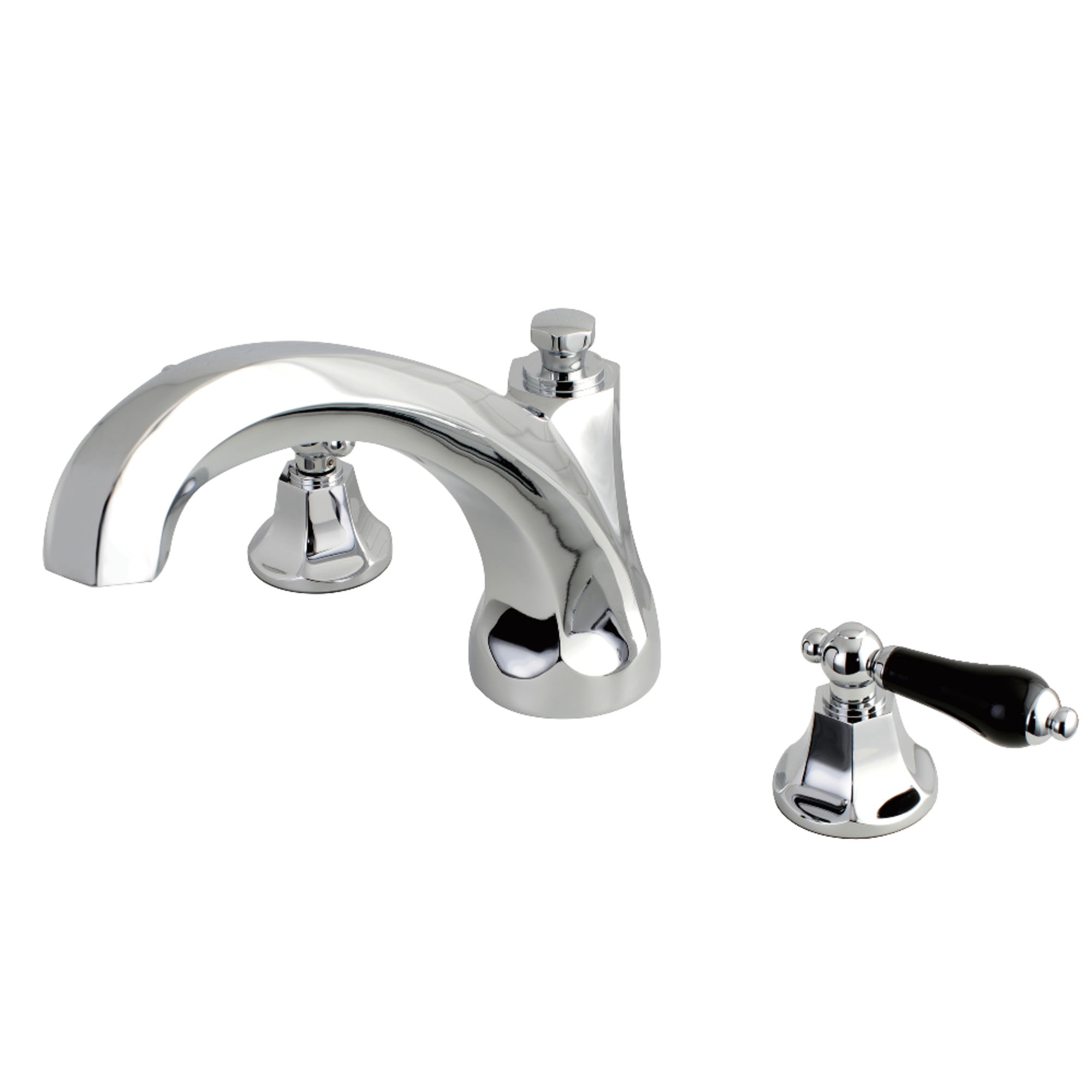 Kingston Brass KS4321PKL Duchess Two-Handle Deck Mount Roman Tub Faucet, Polished Chrome