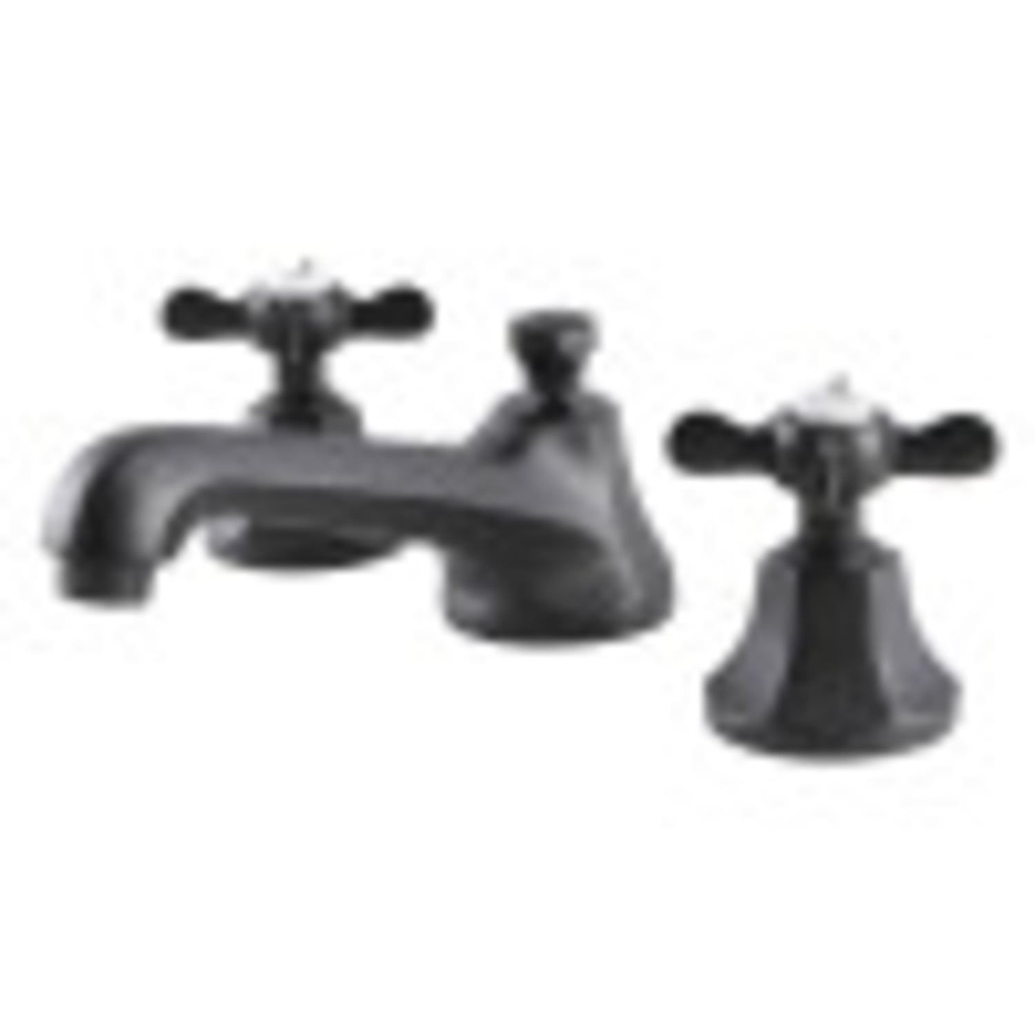 Essex Traditional Matte Black Brass 8" Widespread Bathroom Faucet