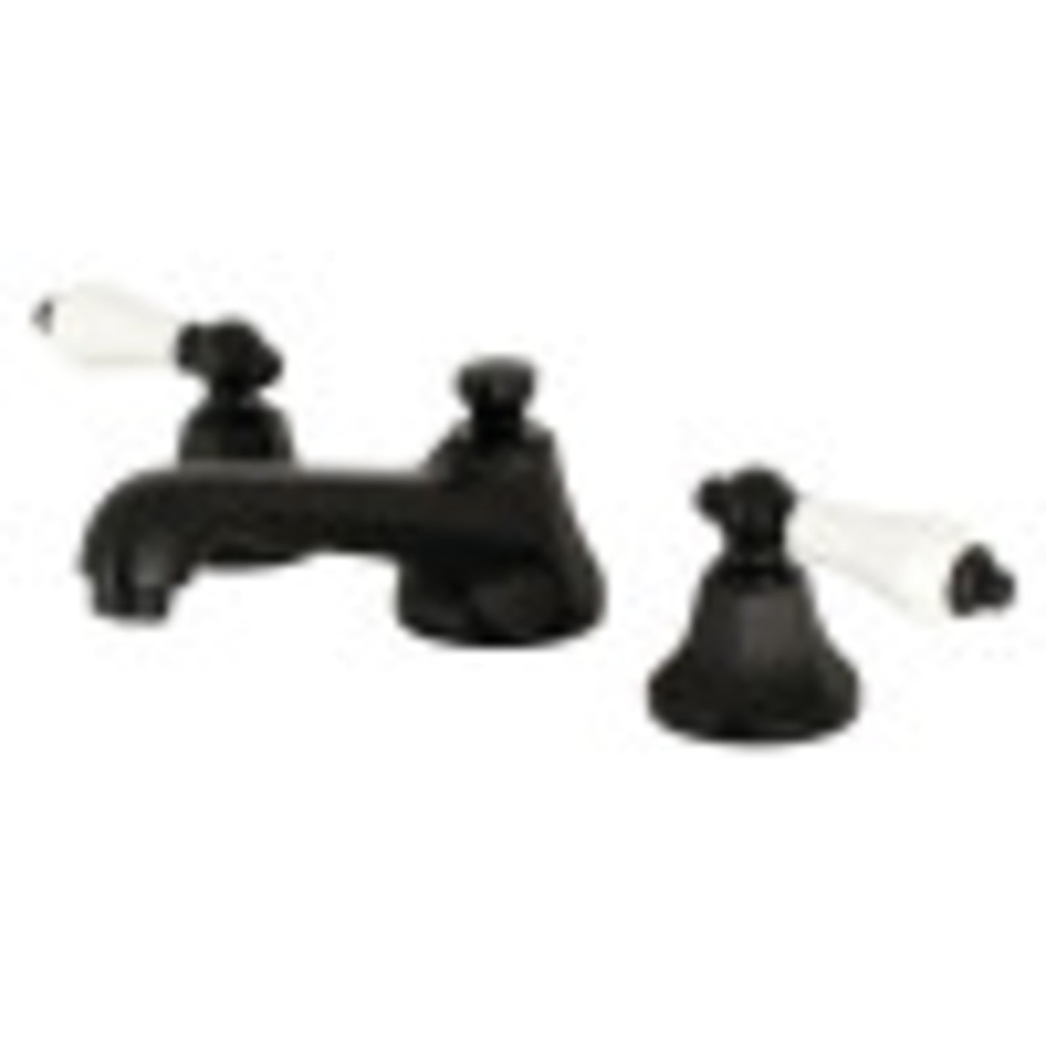 Kingston Brass KS4460PL 8 in. Widespread Bathroom Faucet, Matte Black
