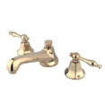 thumbnail image 1 of Kingston Brass KS4462NL Naples Widespread Lavatory Faucet, Polished Brass, 1 of 3