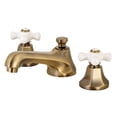 thumbnail image 1 of Kingston Brass KS4463PX 8" Widespread Bathroom Faucet, Antique Brass, 1 of 4