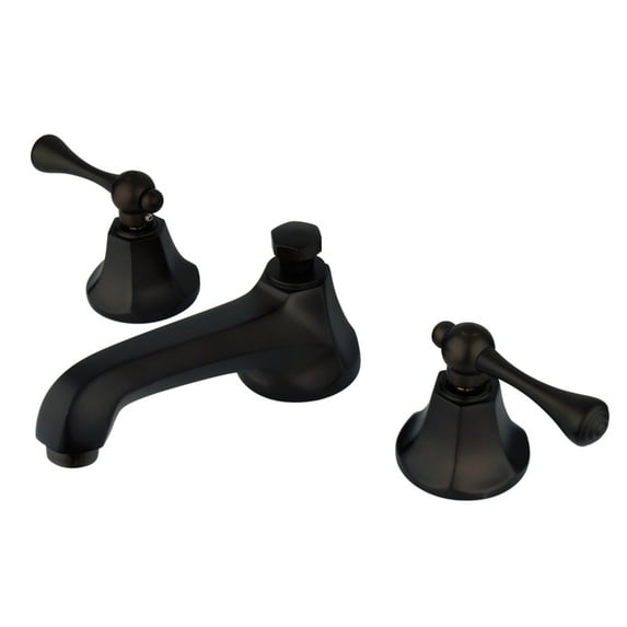 Kingston Brass KS4465BL 8 in. Widespread Bathroom Faucet, Oil Rubbed Bronze