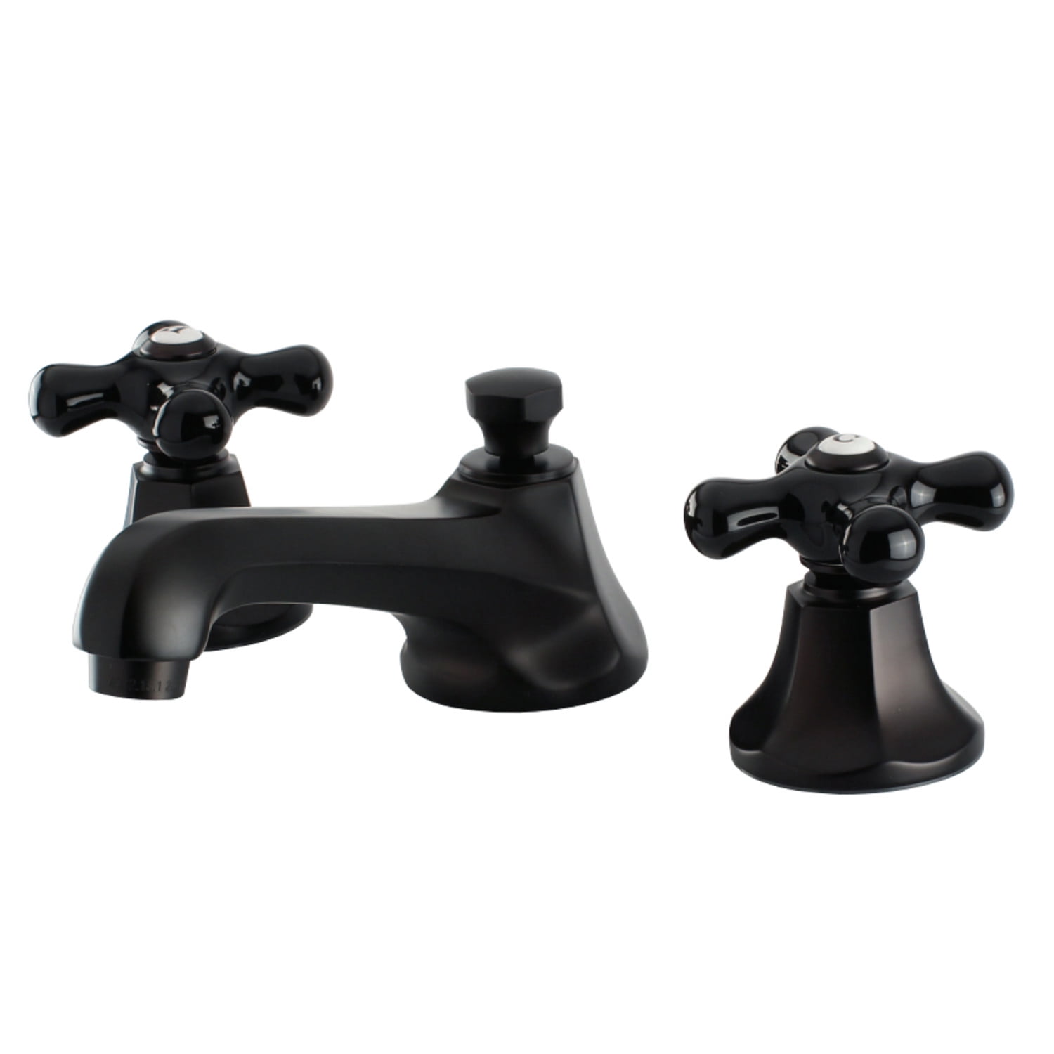 Oil Rubbed Bronze Widespread Bathroom Faucet with Pop-Up Drain
