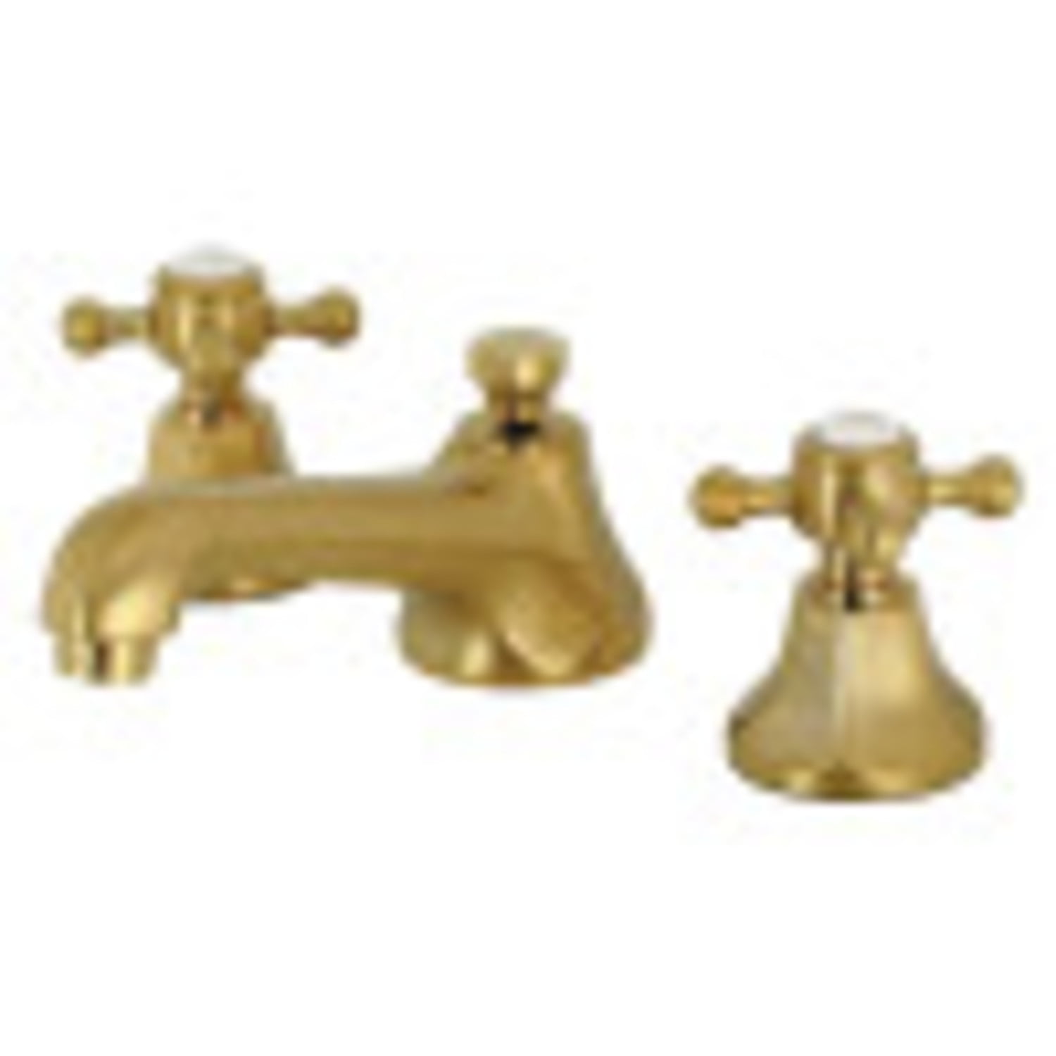 Kingston Brass KS4467BX 8 in. Widespread Bathroom Faucet, Brushed Brass