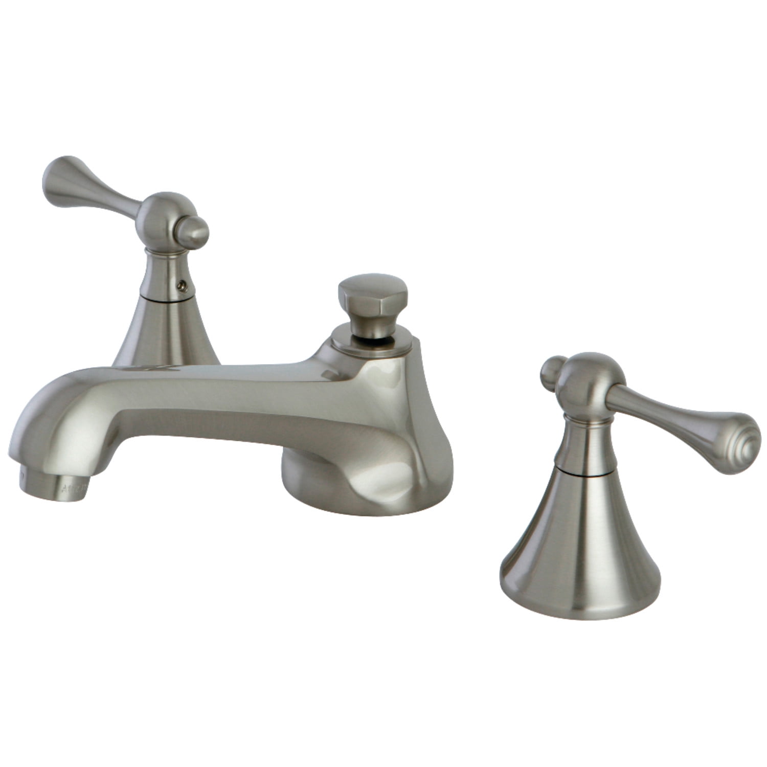 Kingston Brass KS4478BL 8 in. Widespread Bathroom Faucet, Brushed Nickel