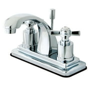 Kingston Brass KS4641ZX 4 in. Centerset Bathroom Faucet, Polished Chrome