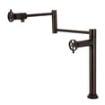 thumbnail image 1 of Kingston Brass KS4705RKZ Wendell Deck Mount Pot Filler Faucet with Knurled Handle, Oil Rubbed Bronze, 1 of 4