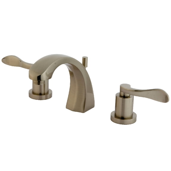 Kingston Brass KS4988DFL 8 in. Widespread Bathroom Faucet, Brushed Nickel