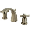 thumbnail image 1 of Kingston Brass KS4988ZX 8 in. Widespread Bathroom Faucet, Brushed Nickel, 1 of 3