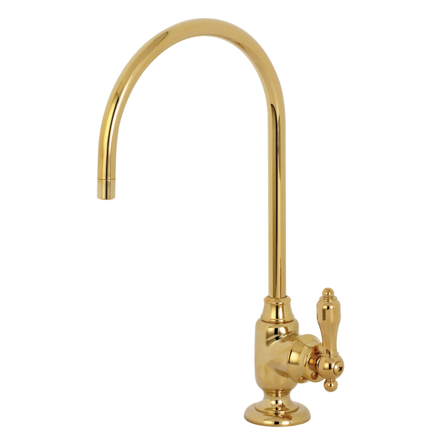 Polished Brass Single-Handle Water Filtration Faucet