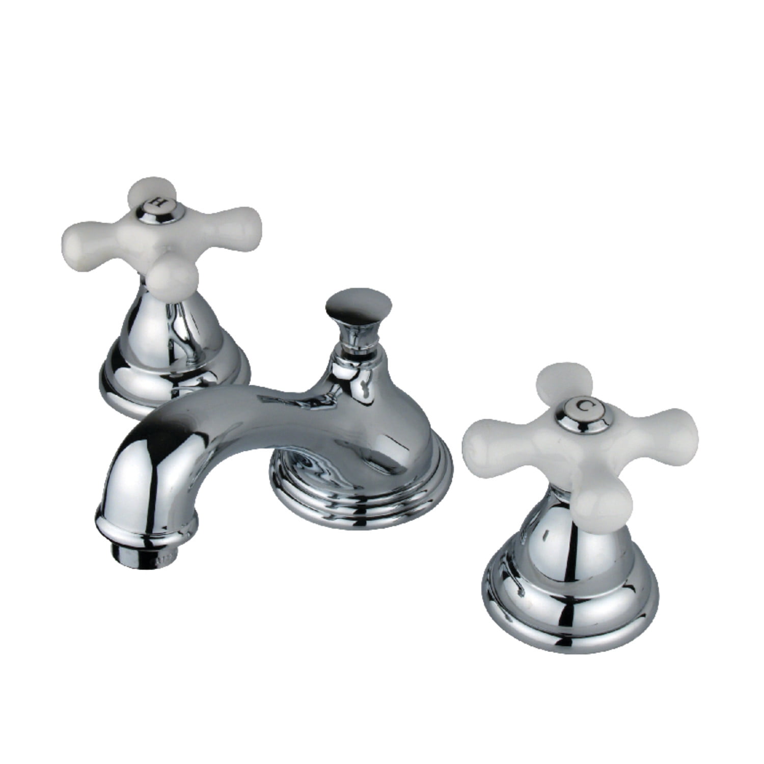 Kingston Brass Royale Two Handle 8" to 16" Widespread Lavatory Faucet with Brass Pop-up