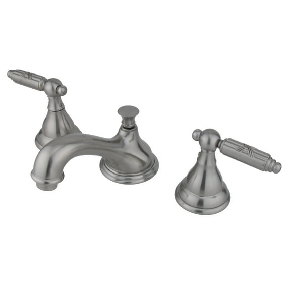 Kingston Brass KS5568GL 8 in. Widespread Bathroom Faucet, Brushed Nickel